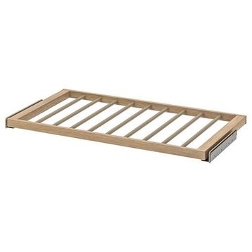 IKEA Komplement Ağartılmış Meşe Görünümlü 50x58 cm Sürgülü Pantolon Askısı