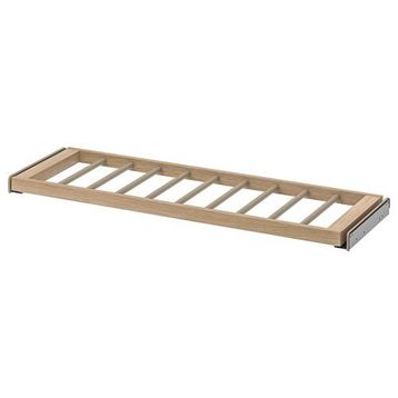 IKEA Komplement Ağartılmış Meşe Görünümlü 50x58 cm Sürgülü Pantolon Askısı