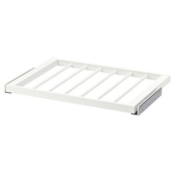 IKEA Komplement Beyaz 100x35 cm Sürgülü Pantolon Askısı