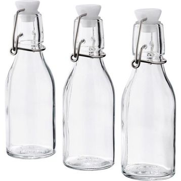 IKEA Korken 3 Adet - Her Biri 150 ml Cam Su Şişesi