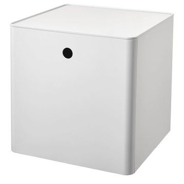 IKEA KUGGIS 32x32x32 cm Beyaz Kapaklı Saklama Kutusu