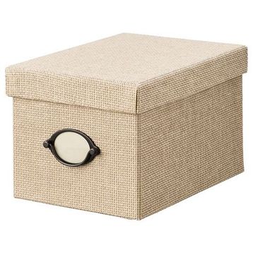 IKEA Kvarnvık Mavi 18x25x15 cm Kapaklı Kutu