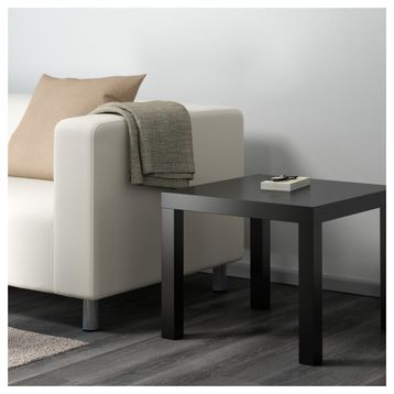 IKEA Lack Siyah 55x55 cm Yan Sehpa