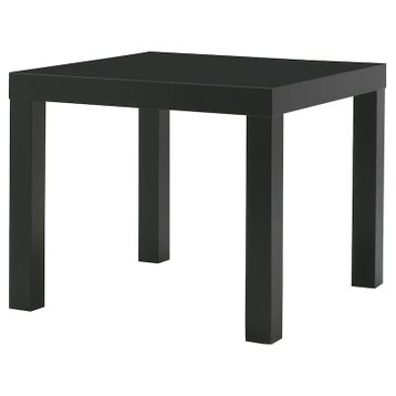 IKEA Lack Siyah 55x55 cm Yan Sehpa