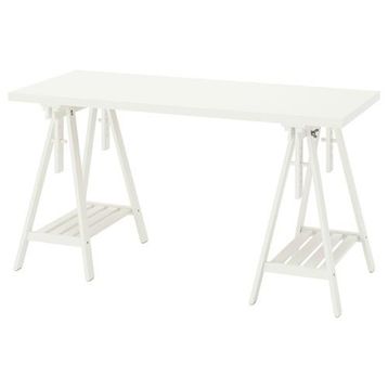 IKEA Lagkapten Mittback Beyaz 140x60 cm Çalışma Masası