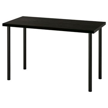 IKEA LAGKAPTEN/ADILS çalışma masası, venge-siyah, 120x60 cm