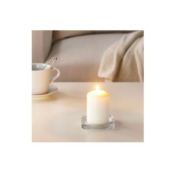 IKEA LATTNAD 26 Saat Natürel Blok Mum