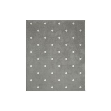 IKEA LEN 133x160 cm Gri Noktalı Çocuk Halısı