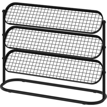 IKEA Älganäs 76x24x59 cm Siyah Ayakkabılık