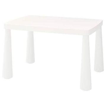 IKEA Mammut Beyaz 77x55 cm Çocuk Masası