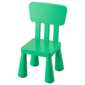 IKEA MAMMUT Çocuk Sandalyesi Yeşil