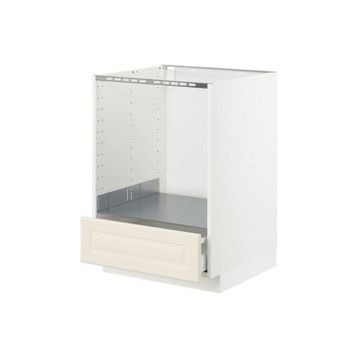 IKEA Metod Maximera Bodbyn Kırık Beyaz 60x60 cm Ankastre Fırın Dolabı