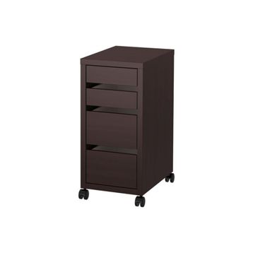IKEA Mıcke Venge 35x75 cm Tekerlekli Keson