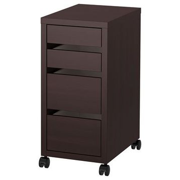 IKEA Mıcke Venge 35x75 cm Tekerlekli Keson