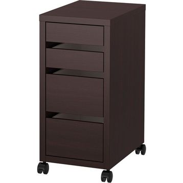 IKEA Mıcke Venge 35x75 cm Tekerlekli Keson