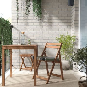 IKEA Nammarö Açık Kahverengi Katlanabilir Sandalye