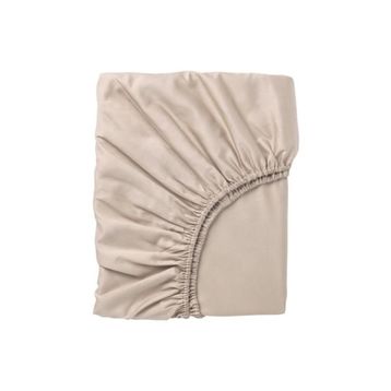 IKEA Nattjasmin Açık Bej 140x200 cm Çift Kişilik Lastikli Çarşaf