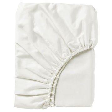 IKEA Nattjasmin Beyaz 90x200 cm Tek Kişilik Lastikli Çarşaf