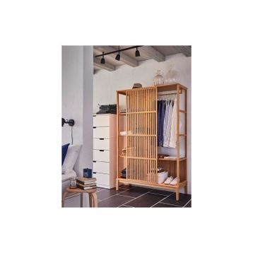 IKEA Nordkisa Bambu 120x186 cm Açık Gardırop