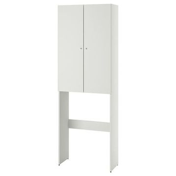 IKEA Nysjön 65x190 cm Beyaz Yüksek Banyo Dolabı
