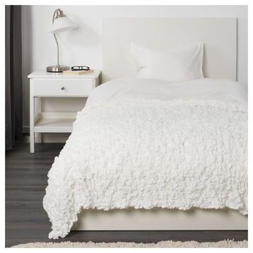 IKEA Ofelia Beyaz 130x170 cm Yatak Örtüsü