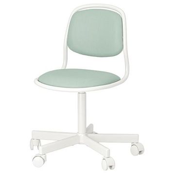 IKEA Örfjall Beyaz Vissle Su Yeşili Çalışma sandalyesi