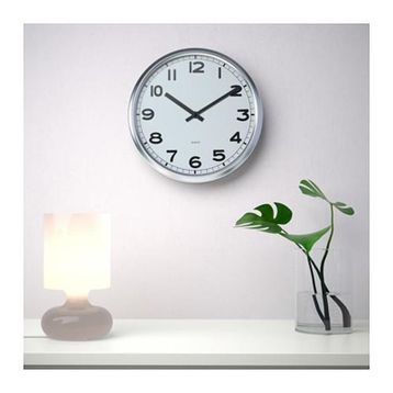 IKEA Pugg Paslanmaz Çelik Duvar Saati