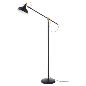 IKEA Ranarp Siyah 153 cm Yer Ve Okuma Lambası
