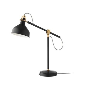 IKEA Ranarp Siyah Çalışma Lambası