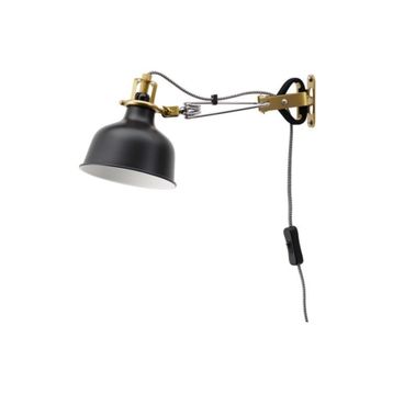 IKEA Ranarp Siyah Duvar Lambası
