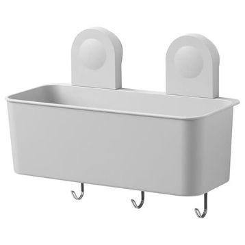 IKEA Ranen 26x21 cm Gri Duş Sepeti