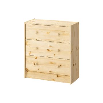 IKEA Rast Çam 62x70 cm 3 Çekmeceli Şifonyer