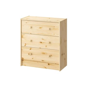 IKEA Rast Çam 62x70 cm 3 Çekmeceli Şifonyer