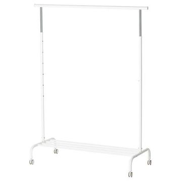 IKEA Rıgga Beyaz 111x126x175 cm Ayaklı Askılık