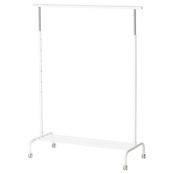 IKEA Rıgga Beyaz 111x126x175 cm Ayaklı Askılık