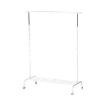 IKEA Rıgga Beyaz 111x126x175 cm Ayaklı Askılık