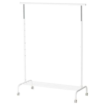 IKEA Rıgga Beyaz 111x126x175 cm Ayaklı Askılık