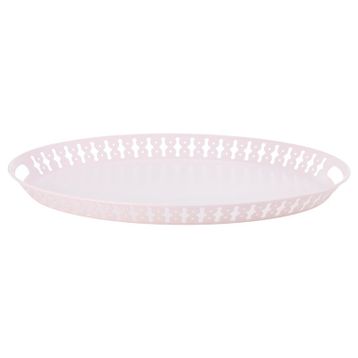 IKEA Romantısk Açık Pembe 52x39 cm Tepsi