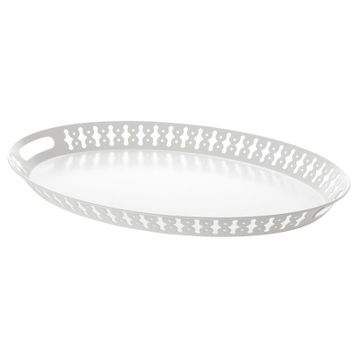 IKEA Romantısk Beyaz 52x39 cm Tepsi