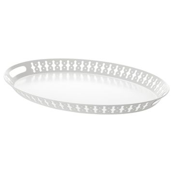 IKEA Romantısk Beyaz 52x39 cm Tepsi