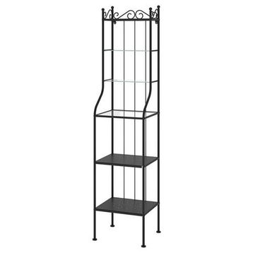 IKEA Rönnskar Siyah 37x176 cm Raf Ünitesi