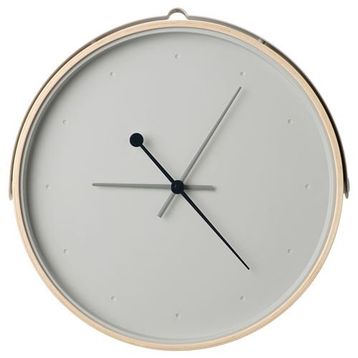 IKEA Rotblöta Açık Gri 42 cm Duvar Saati
