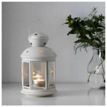 IKEA Rotera Beyaz 21 cm Fener