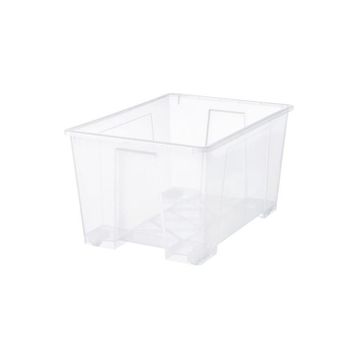 IKEA Samla Şeffaf 130 lt Kapaklı Kutu