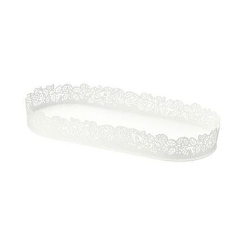 IKEA Samverka Beyaz 35x15 cm Mum Tabağı