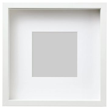 IKEA Sannahed Beyaz 25x25 cm Beyaz Çerçeve