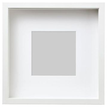 IKEA Sannahed Beyaz 25x25 cm Beyaz Çerçeve