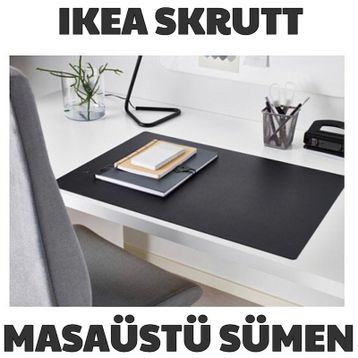 IKEA Skrutt Siyah 65x45 cm Sümen