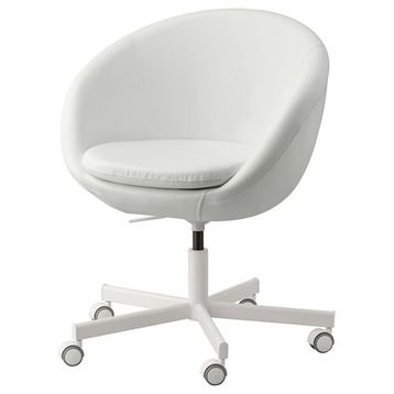 IKEA Skruvsta Ysane Beyaz Dönen Sandalye