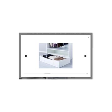 IKEA Skubb Beyaz 93x55x19 cm Saklama Kutusu
